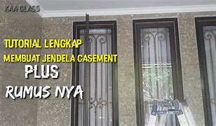 Cara Membuat Jendela Aluminium Casement