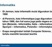 Pencipta Istilah Informatique Pada Bulan Maret Tahun 1962 Di Prancis Yaitu